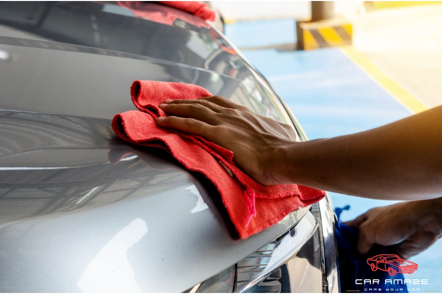 Drying the car properly