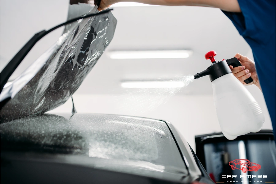 Commercial tint glue removers