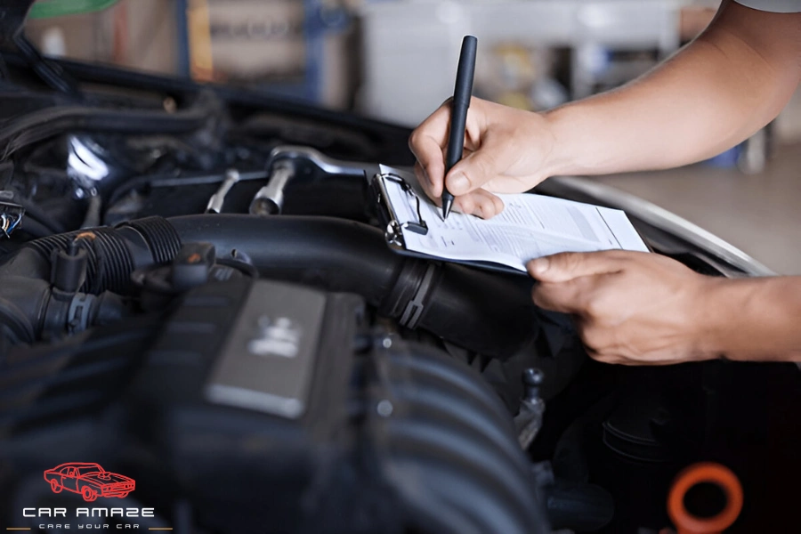 Checking signs of car engine stalling at idle