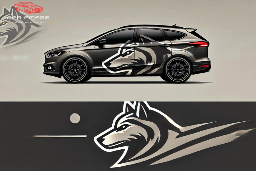 Animal designs on car