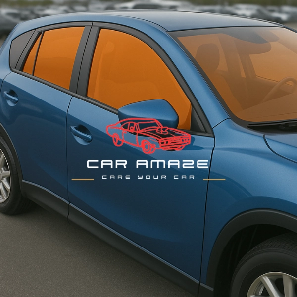 Orange car window tint colors