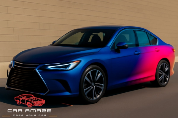 Smooth gradient fade wrap on rear quarter panels
