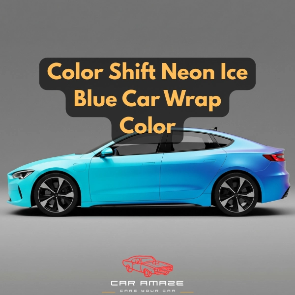 Color shift neon ice blue
