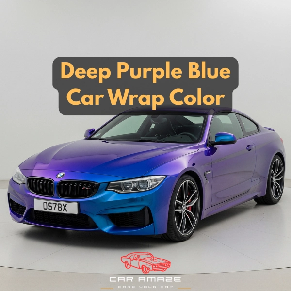 Deep purple blue best car wrap colors
