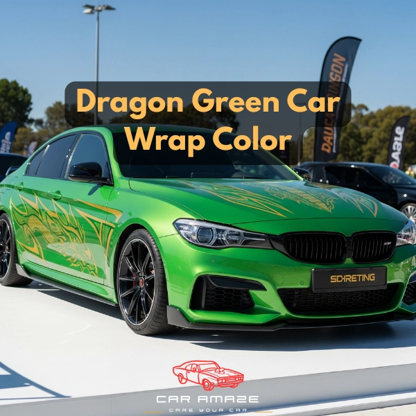 Dragon green vinyl wrap color
