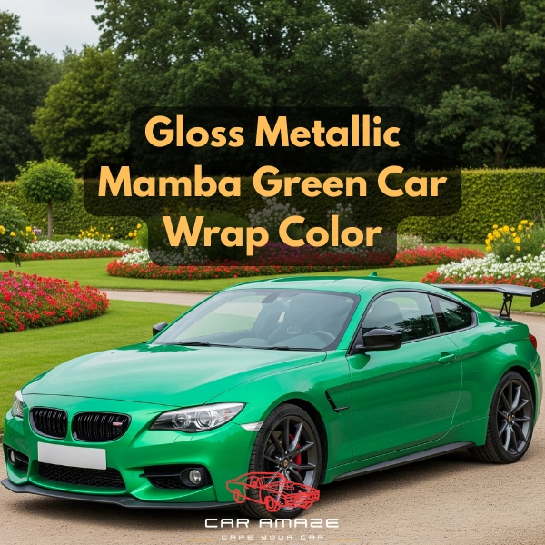 Gloss metallic mamba green