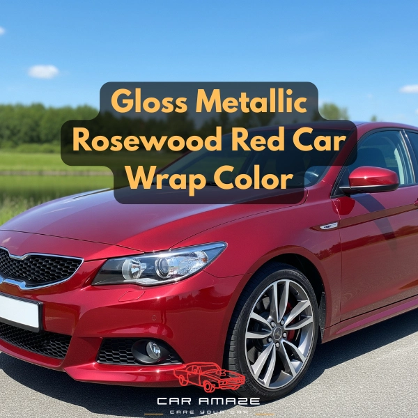Gloss metallic rosewood red