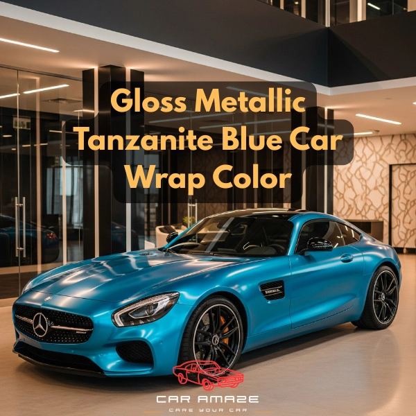 Gloss metallic tanzanite blue
