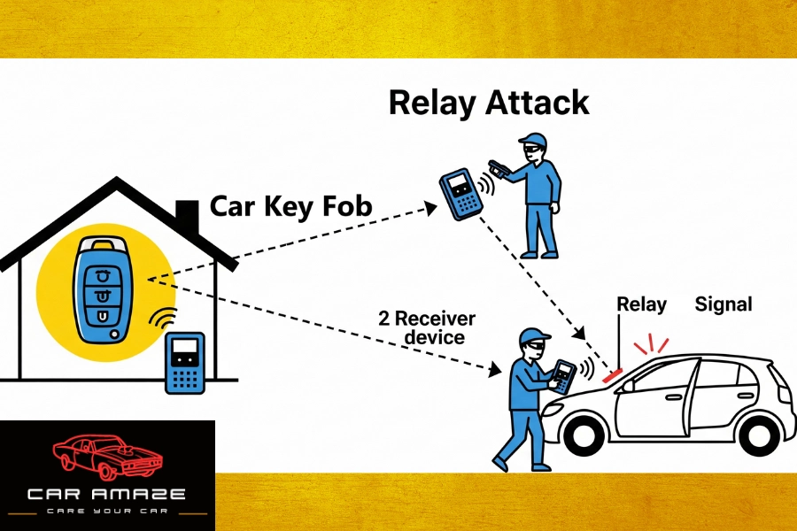 What are relay attacks, and how do they work