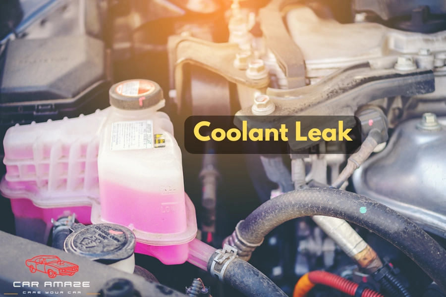 Coolant leak also the main cause of cold air from the heater