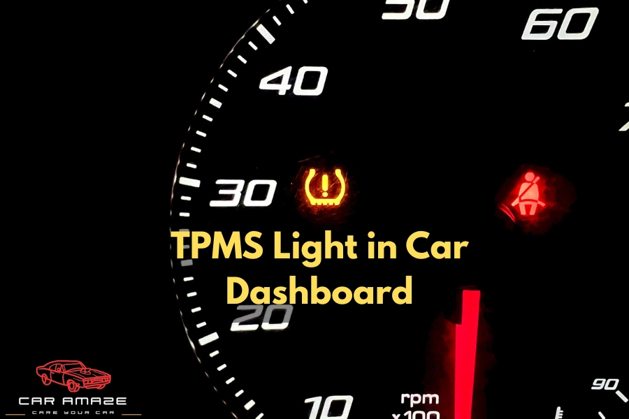 How a TPMS light looks in a car dashboard