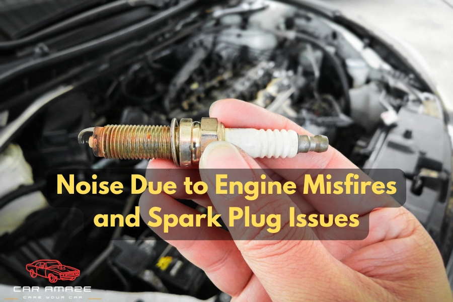 Lawn mower sound in car due to engine misfires and spark plug issues