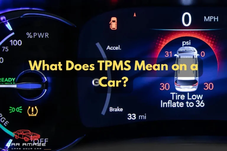 What does TPMS mean on a car - simple explanation of TPMS