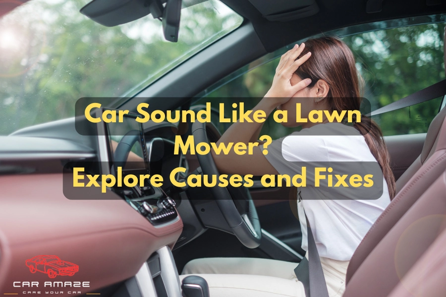 why does my car sound like a lawn mower