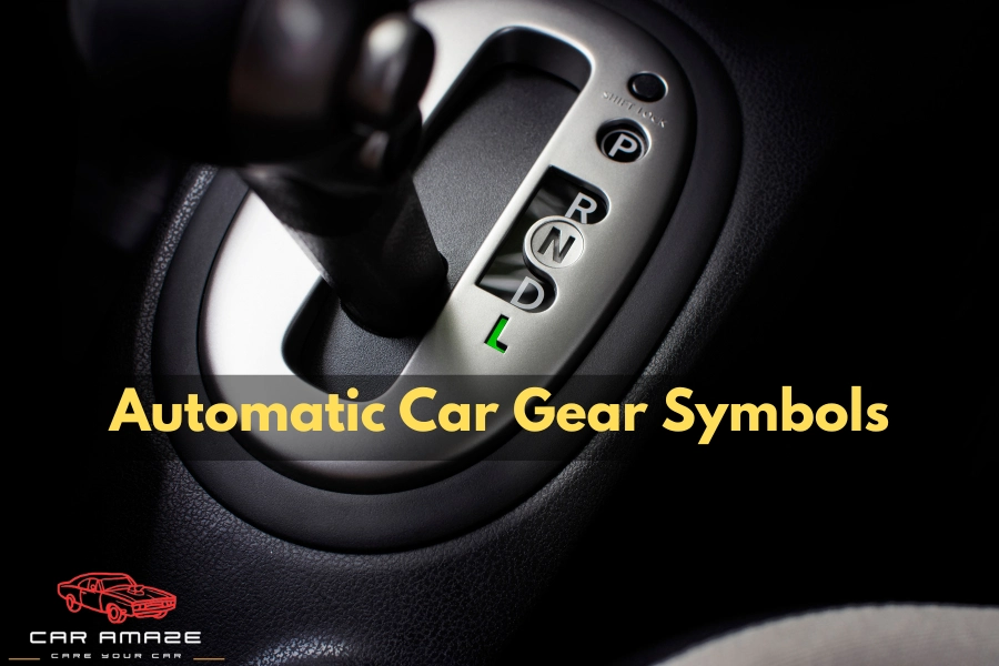 All automatic car gear symbols