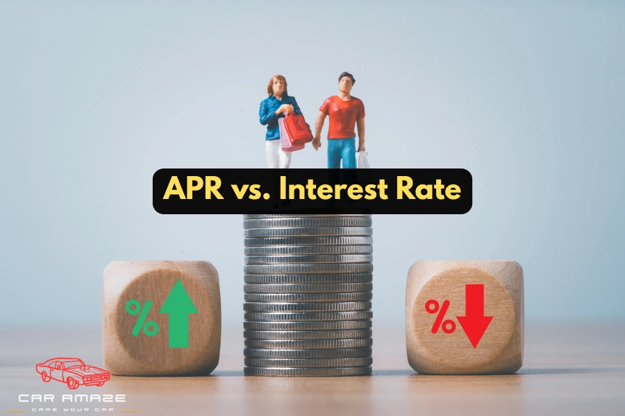 Difference between APR and interest rate for car loans explaining what is a good APR for a car
