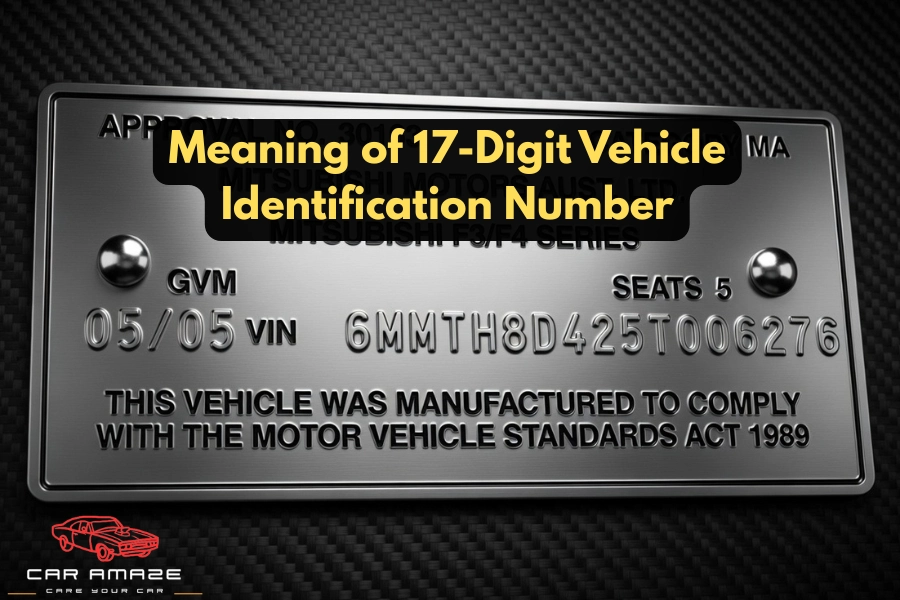 What the 17-digit vehicle identification number really means