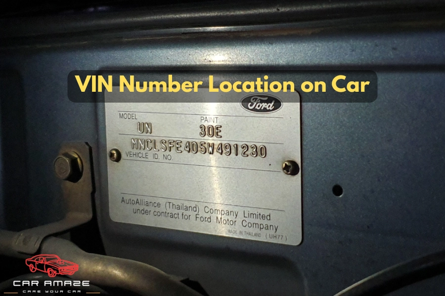 Where is the VIN number on a car