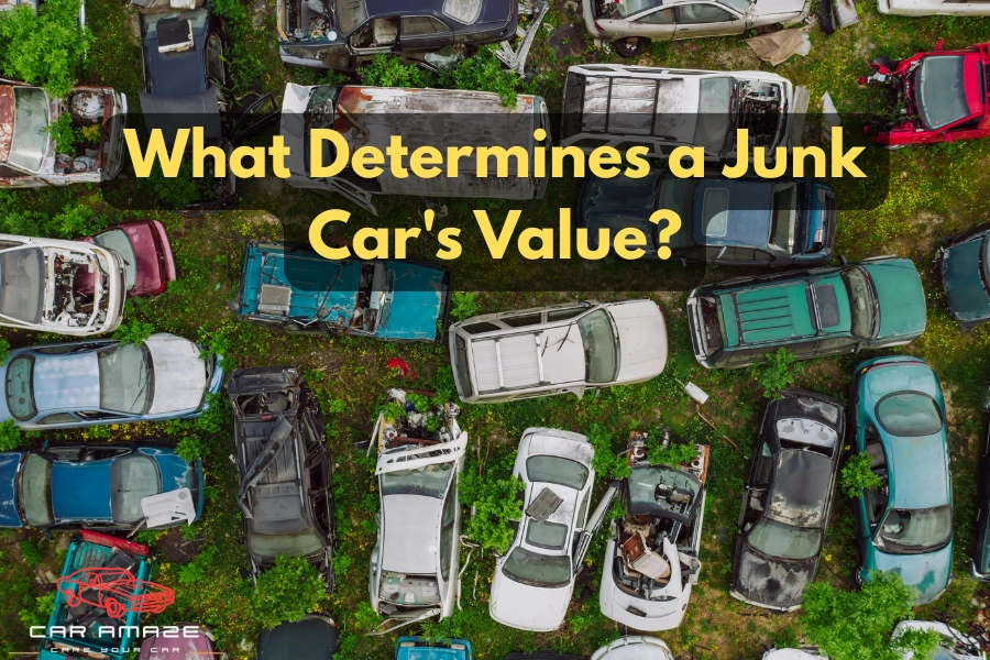 What determines a junk car's value — scrap metal price, weight, condition, and title status explained