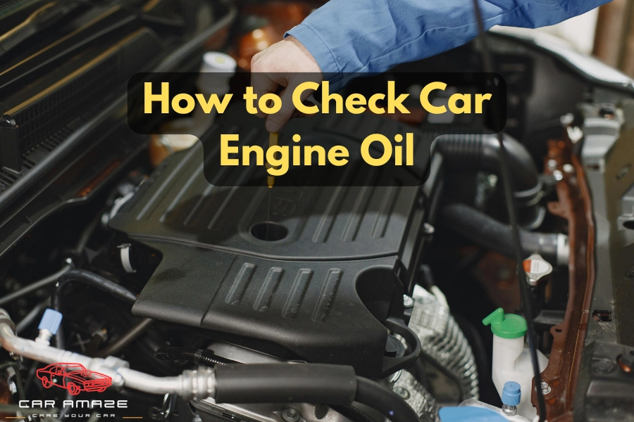How to check car engine oil β dipstick reading guide showing oil level and color inspection