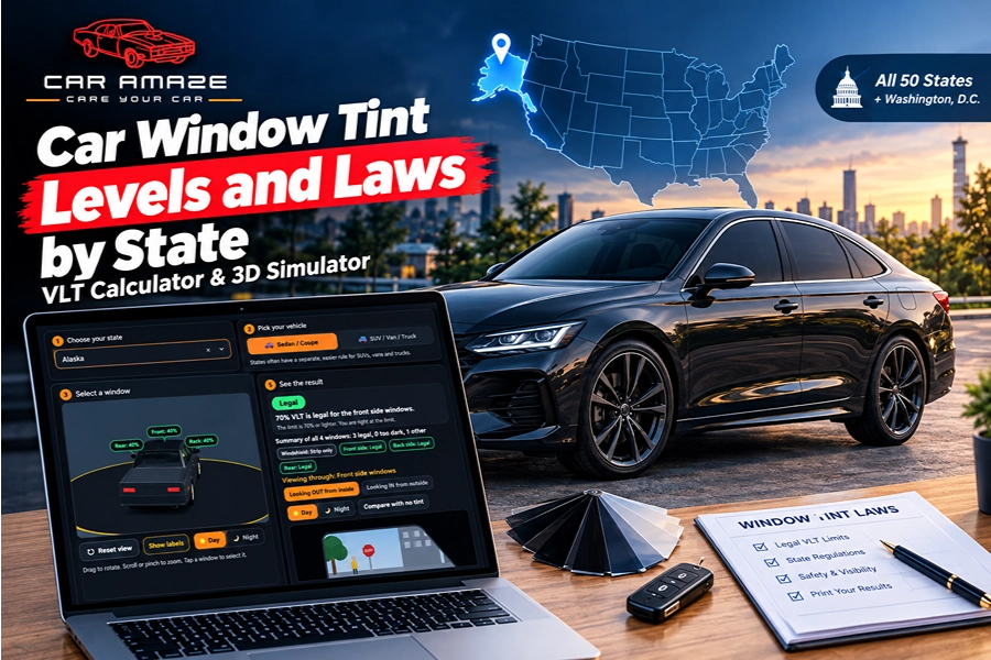 Window tint law checker by state