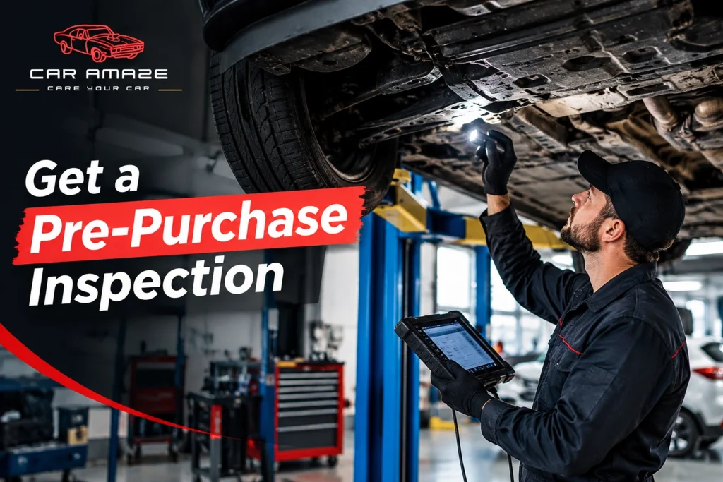 Questions to ask about getting a used car inspected by an independent mechanic