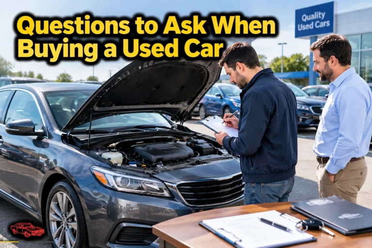 Questions to ask when buying a used car before making a purchase