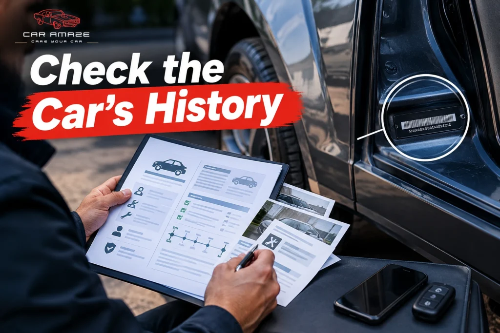 Questions to ask about a used car's ownership, mileage, accidents, and vehicle history